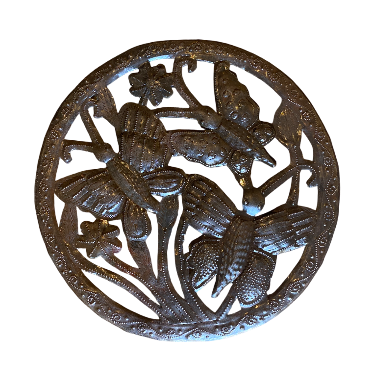 Väggdekoration 29 cm tre fjärilar