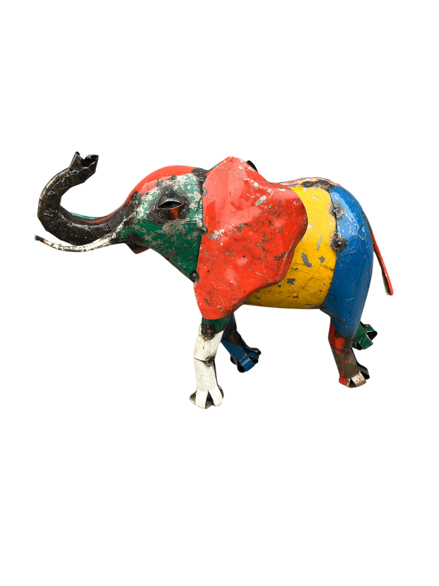 Elefant flerfärgad 45 cm