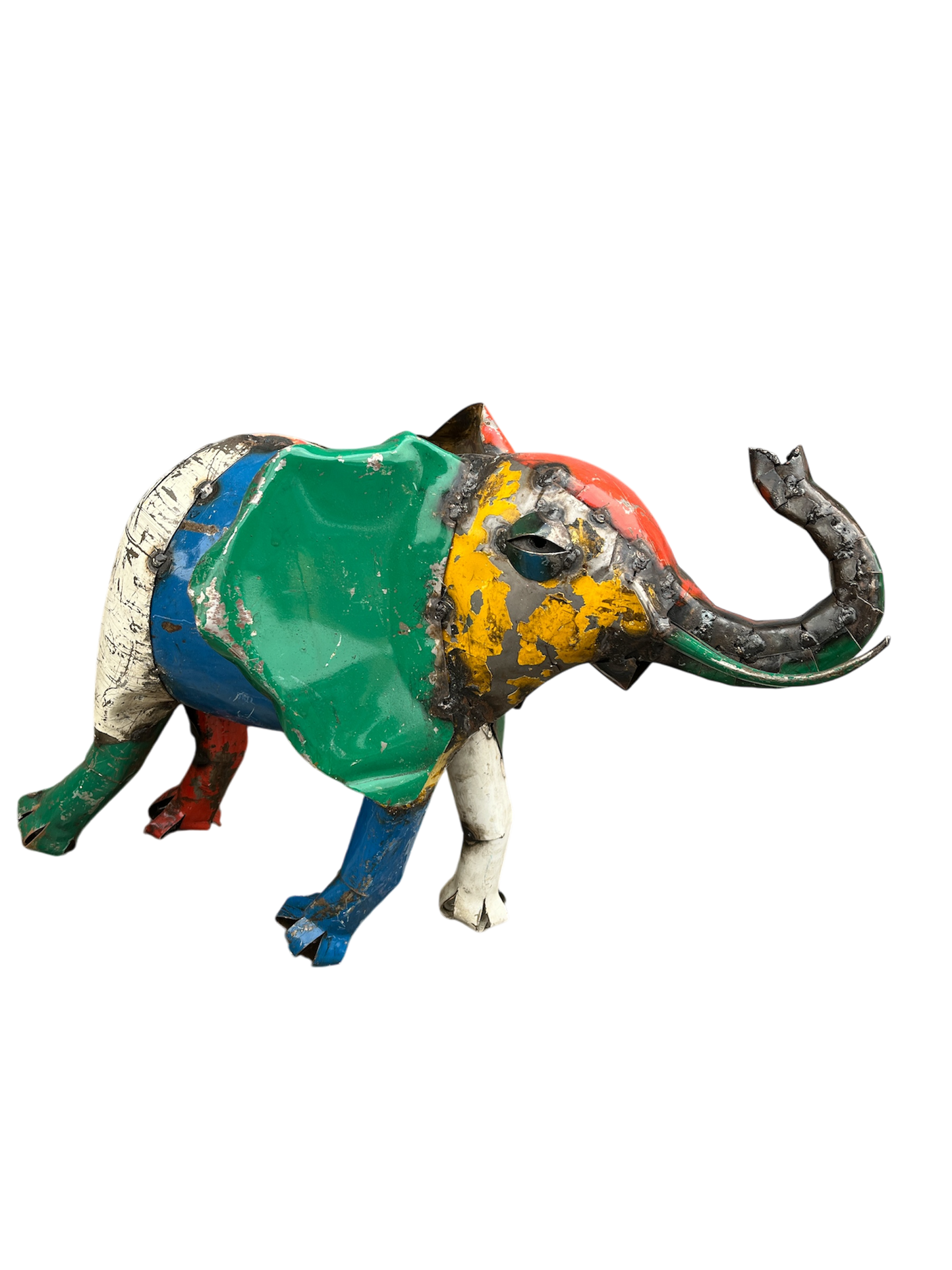 Elefant flerfärgad 45 cm