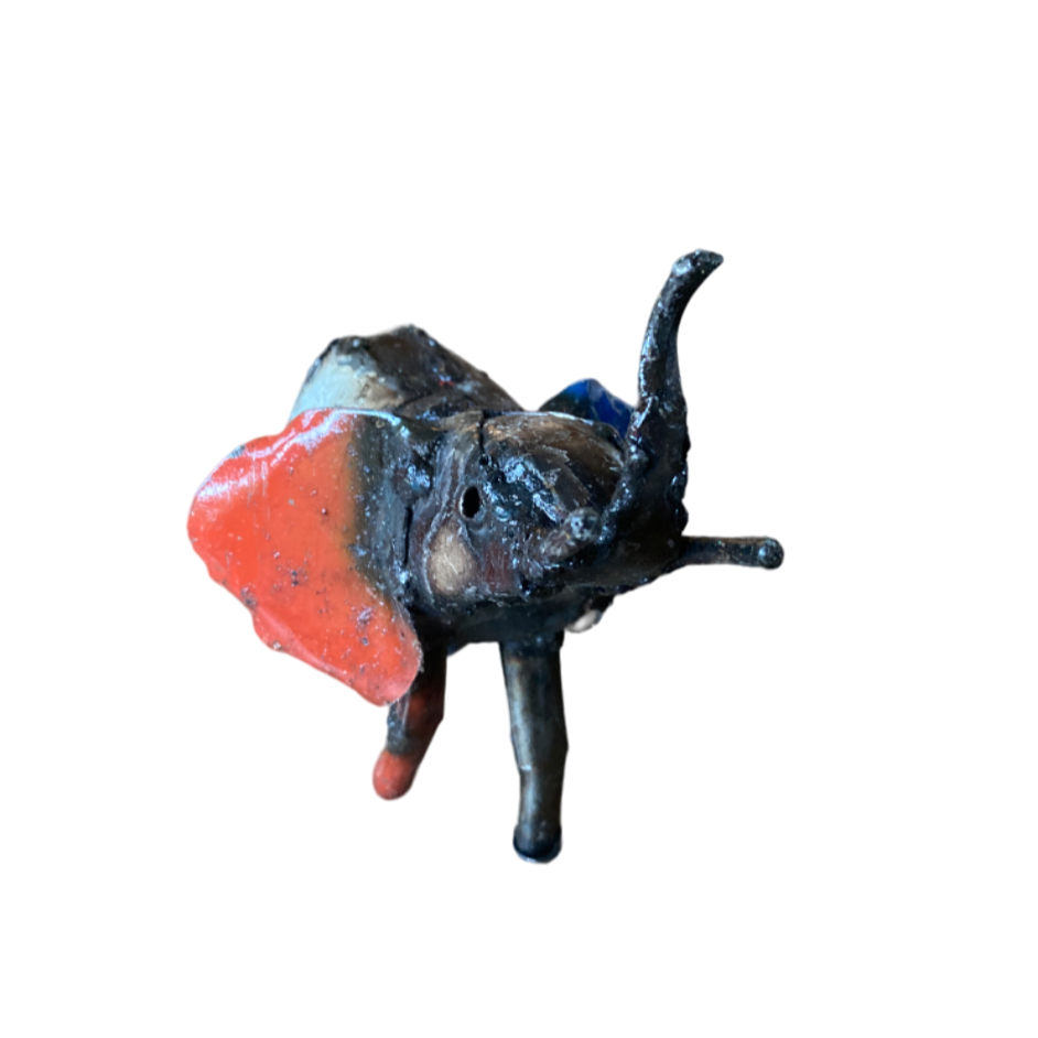 Elefant flerfärgad 16 cm