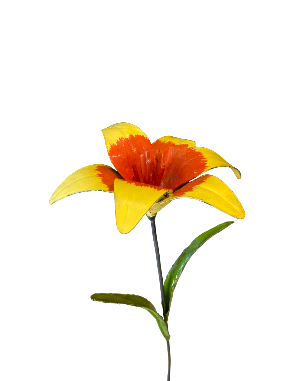 Blomma lilja gul 73 cm