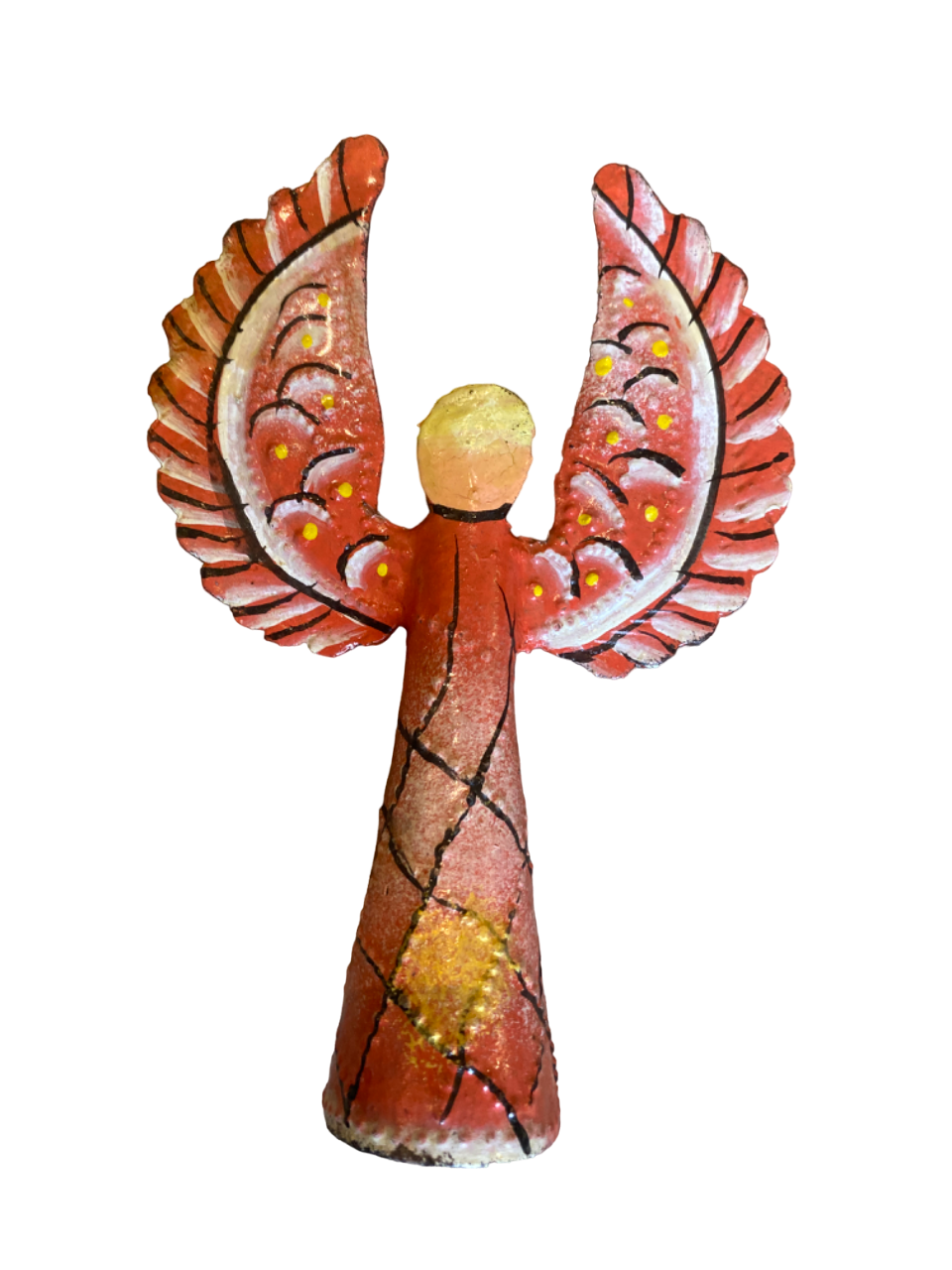 Ängel 13 cm laxrosa