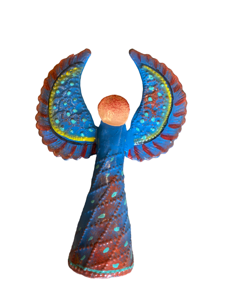 Ängel 13 cm blåröd