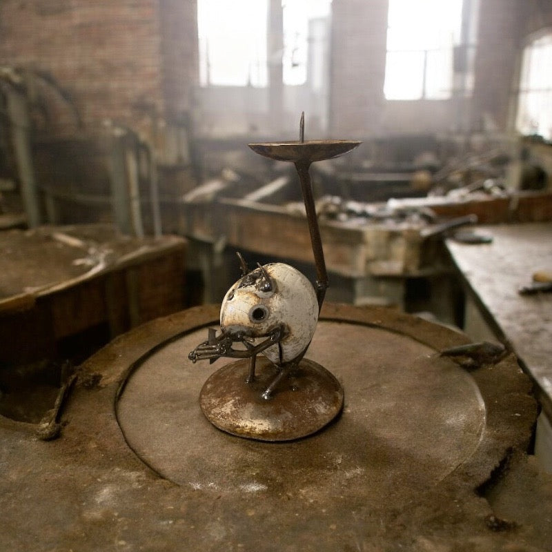 Ljushållare Mus - Återvunnen Metall från Zimbabwe