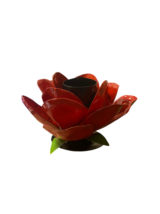 Ljushållare Röd - Återvunnen Metall från Zimbabwe