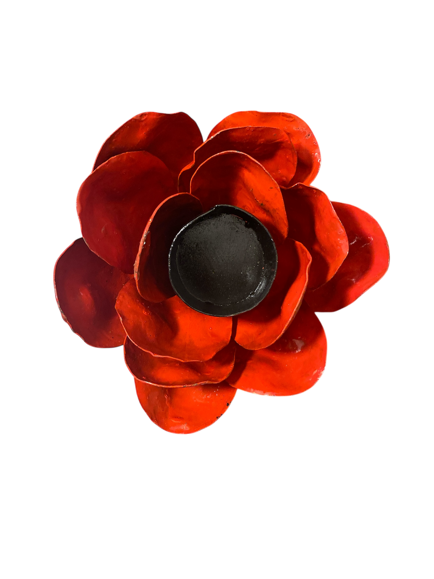 Ljushållare Röd - Återvunnen Metall från Zimbabwe