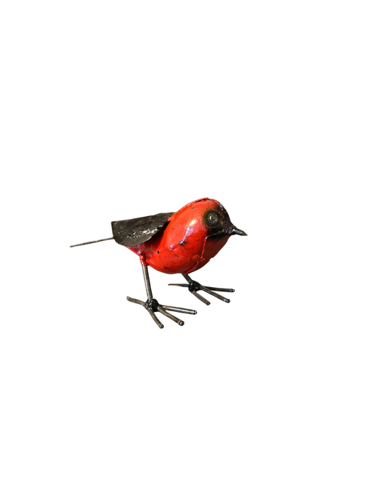 Fågel röd 14 cm