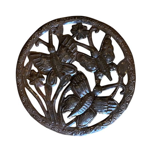 Väggdekoration 29 cm tre fjärilar
