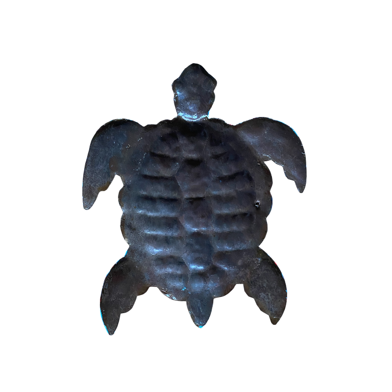 Sköldpadda Röd - 29 cm Väggdekoration Haiti